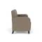 Lesro Siena Lounge Reception 2 Seat Tandem Seating No Center Arm, Black, MD Farro Upholstery SN2101 - alternate 2